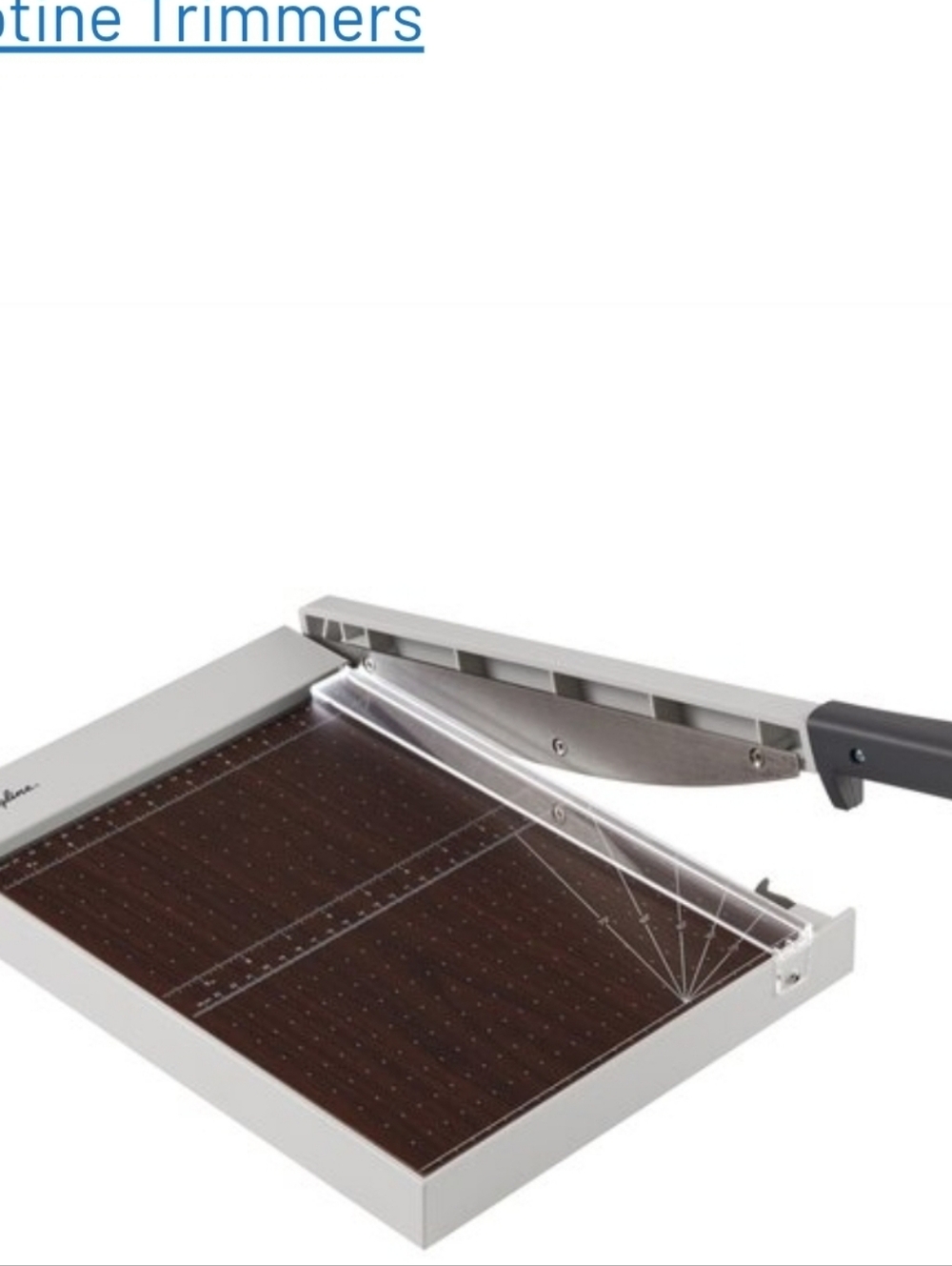 Swingline ClassicCut Guillotine Trimmer, Wood, 12", 8 Sheets